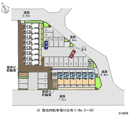 ★手数料０円★さいたま市南区大谷口　月極駐車場（LP）